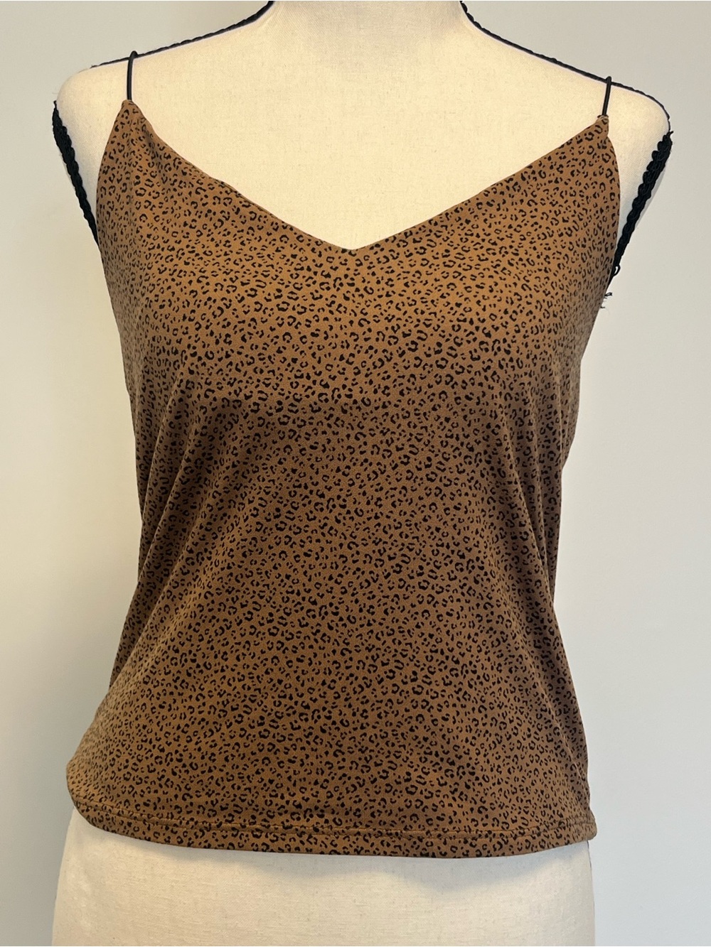 Gaze Leopard Print V-Neck Cami | Y2K Animal Print Tank Top | Night Out